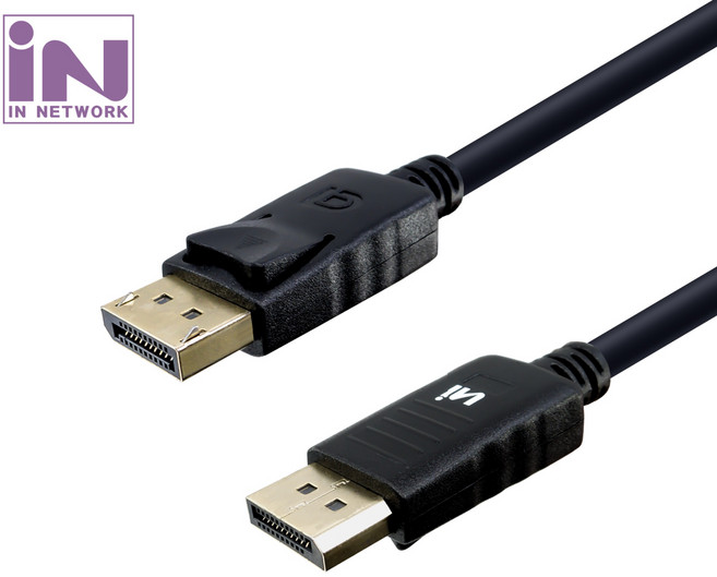인네트워크 4K UHD DisplayPort Ver1.2 케이블 1.5M IN-DP12V015INC304, 1개