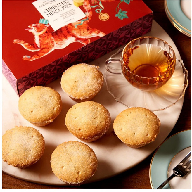 Fortnum & Mason Christmas Mince Pies 포트넘 앤 메이슨 크리스마스 민스 파이, 1개, 500g