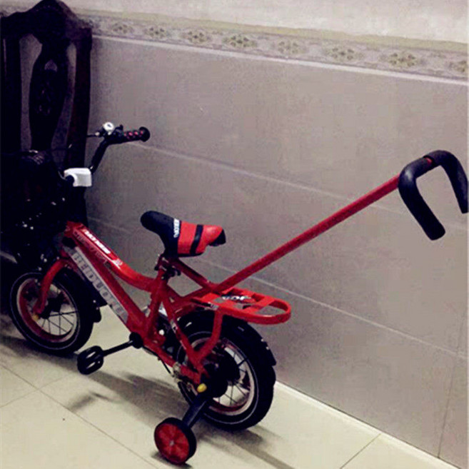 자전거 보조 손잡이 바엔드 그립 연습용 핸들 보조봉 도구 학습 초보자 블랙 포함, 1개, M_레드 두꺼운 보조봉+지지대