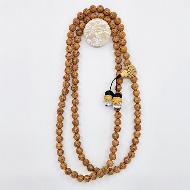 천년사찰 금강자 보리수 108염주 동자승, 1개, 금강자 보리수 108배 염주