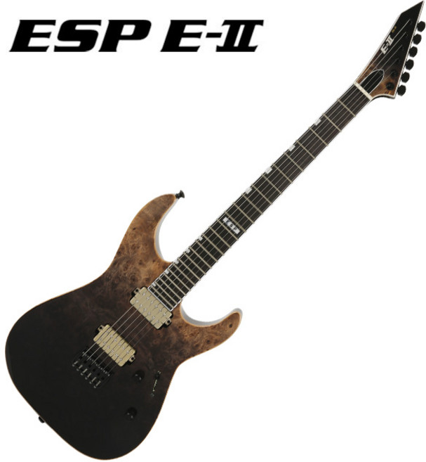 ESP E-II M-II NT BM 일렉기타 (Black Natural Fade), 1개