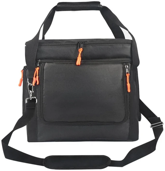 잭커리 익스플로러 1000 V2용 A68Z 휴대용 가방 - 바닥 및 측면 지퍼 장착 파워 스테이션 보관 케이스, 01 Black