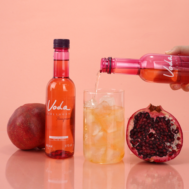 보다콜라겐 저분자 콜라겐 워터 석류맛 36병, 36개, 375ml