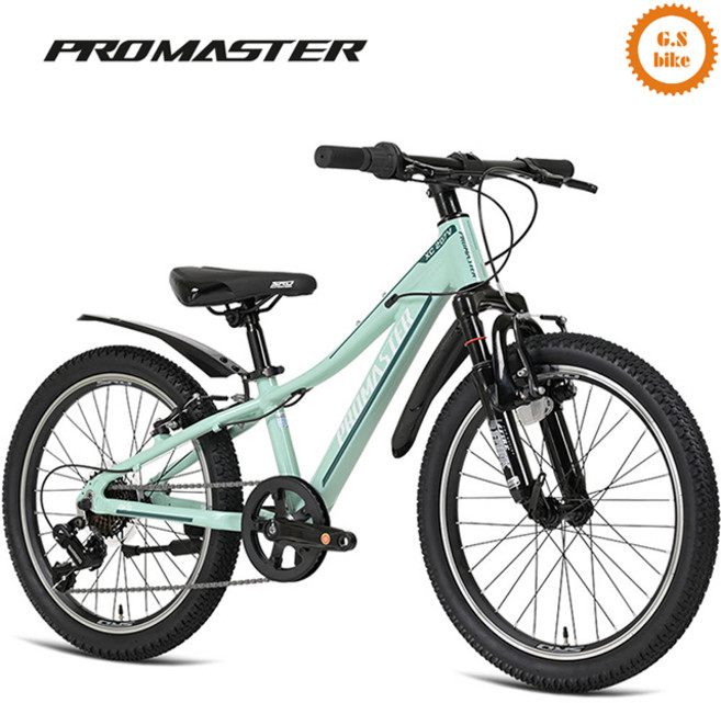 완전조립발송 프로마스터 2026 엑스씨207 20인치 알루미늄 MTB 자전거 초등학생 주니어 어린이 두발자전거, 1개, 145cm, 아쿠아 민트(완전조립발송)