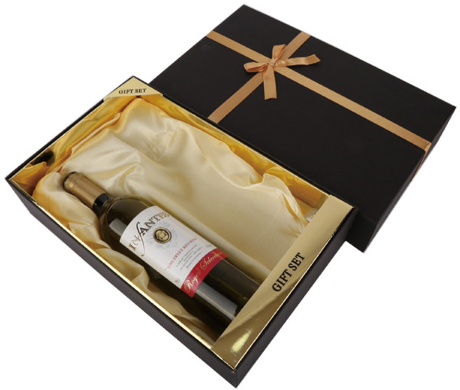 [와인케이스] 2본입 밤색 리본 10ea, 10개