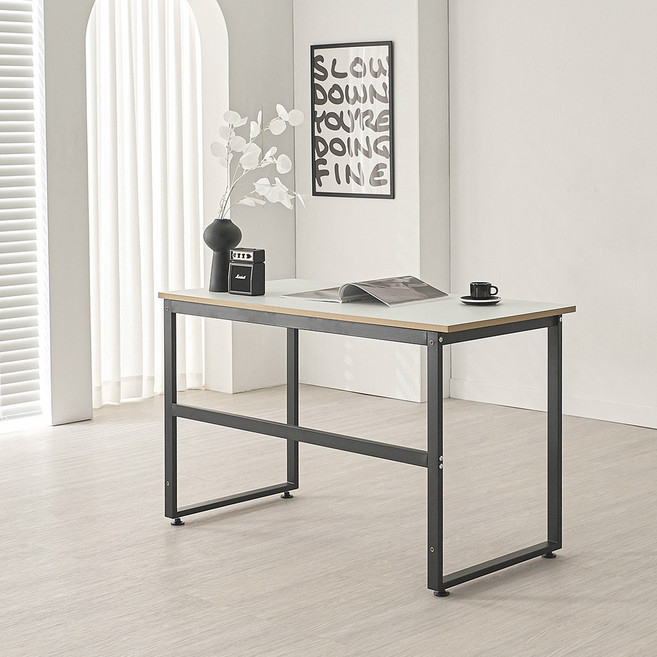 유코스 스카이 E0등급 홈오피스 데스크 컴퓨터 책상 공부 테이블, 스카이 데스크, 블랙화이트