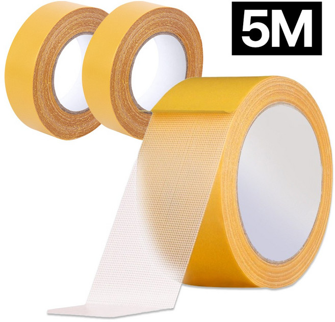 프렌티 자국없는 얇은 초강력 양면테이프, 3개, 3cm x 5M