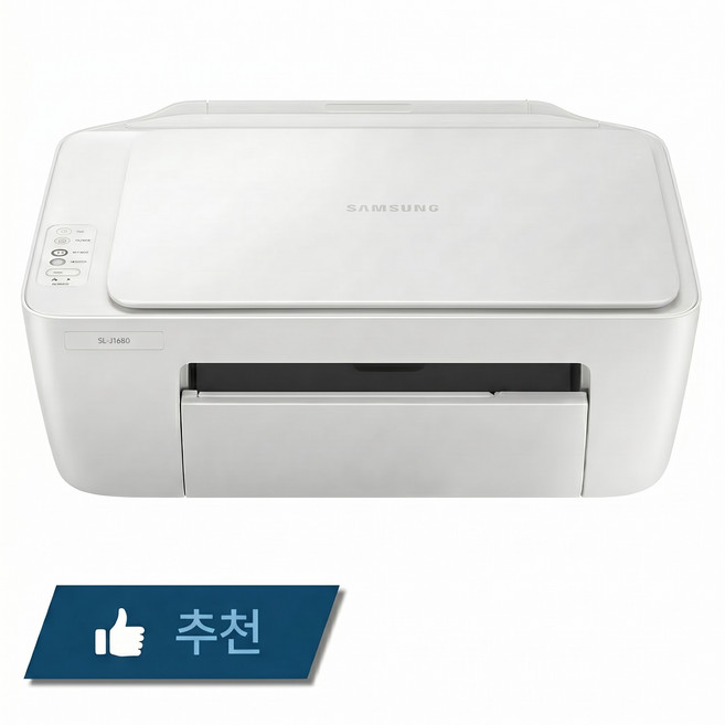 삼성 SL-J1680 가정용 잉크젯복합기(대용량 재생잉크포함), J1680 3배대용량검정+컬러잉크포함+잉크다나와, 재생대용량(검정+컬라)잉크포함