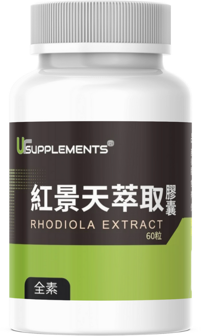 UrSUPPLEMENTS 紅景天萃取膠囊, 1個, 30份