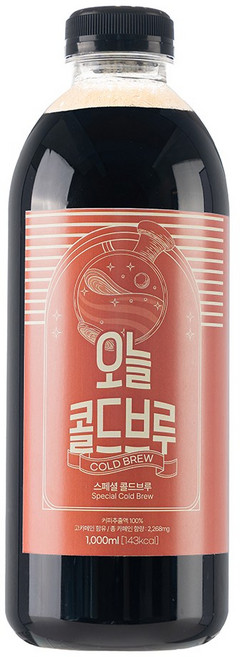 스페셜 오늘 콜드브루 더치커피 원액, 1L, 1개입, 1개