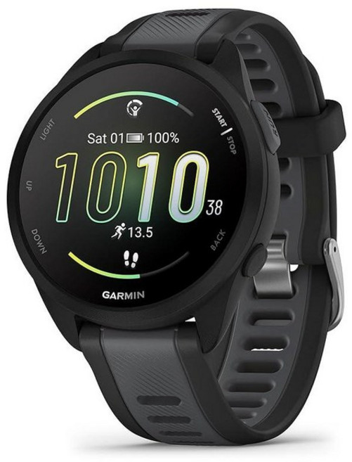 가민 포러너 165 러닝 스마트워치 스탠다드/화이트스톤, 블랙, 음악