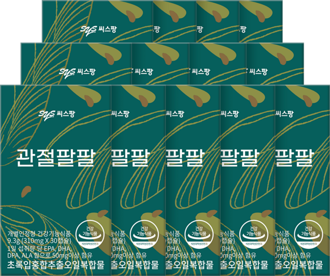 씨스팡 관절팔팔 12박스+1박스 더, 30정, 13개