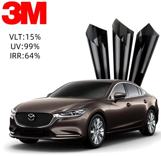 3M UVR99% 단열 자외선 차단 나노 세라믹 솔라 윈도우 필름 틴트 편광 자동차, 02 CS15, 02 0.5mX3m
