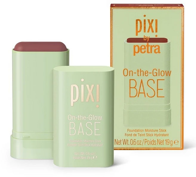 Pixi Beauty On-the-Glow Base| 틴티드 모이스처라이저 파운데이션 스틱 | 도자기: 매우 공정하고 시원한 그늘| 19g / 0.6온스 - 쿠팡