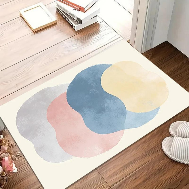 규조토 주방 매트 스트립 레스토랑 소프트 미끄럼 방지 욕실 흡수 도어, 02 60X90CM23.6x35.4in, 4. GZN-SM200-116