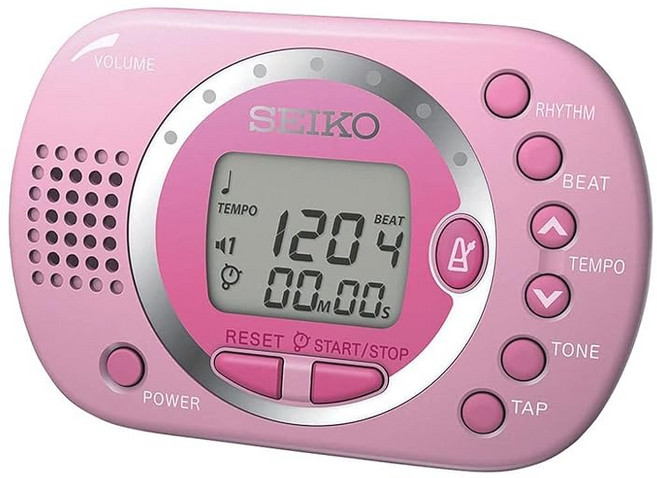 SEIKO 세이코 디지털메트로놈 핑크 DM110P, 1개