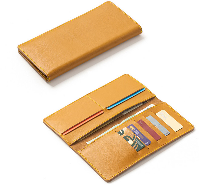 비피엘 소가죽 슬림장지갑 여행용지갑