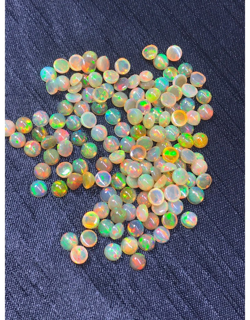 藝釩珠寶 衣索匹亞蛋白石 5mm 正圓形 半寶石系列 遊彩效應