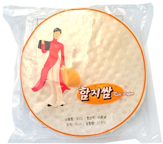 샤브샤브 월남쌈 라이스페이퍼 (300g x 48개묶음) 1박스 업소용/대용량 비프먹방, 300g, 1개