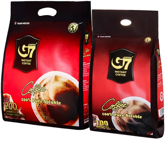 G7 블랙 커피 믹스 2g x 200p + G7 3in1 커피믹스 16g x 100p, 1세트