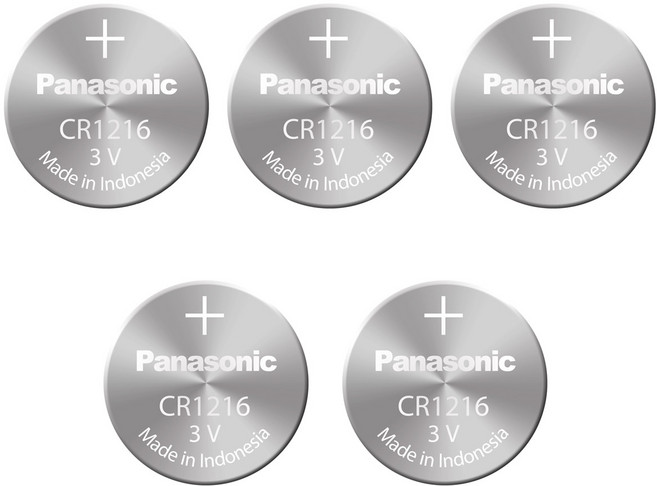 파나소닉 코인건전지 CR1216, 5개입, 1개