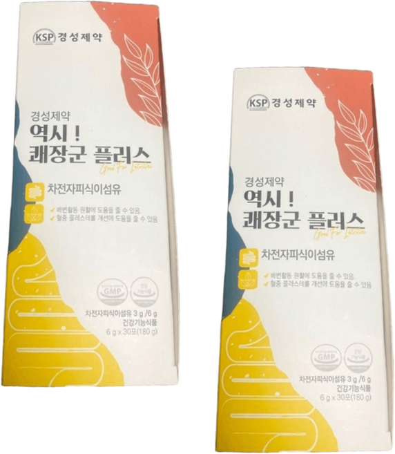 경성제약 역시 쾌장군 차전자피, 2박스