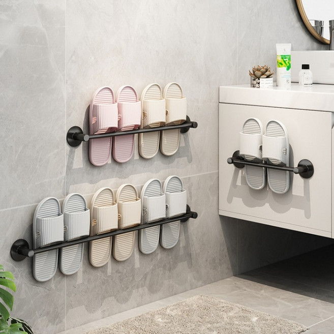 욕실 슬리퍼 걸이 부착식 거치대, 욕실슬리퍼걸이 중형, 1개, 욕실슬리퍼걸이 중형