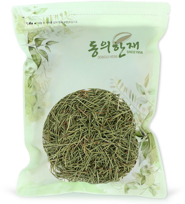 동의한재 국산 건조 절단 햇 솔잎, 500g, 1개