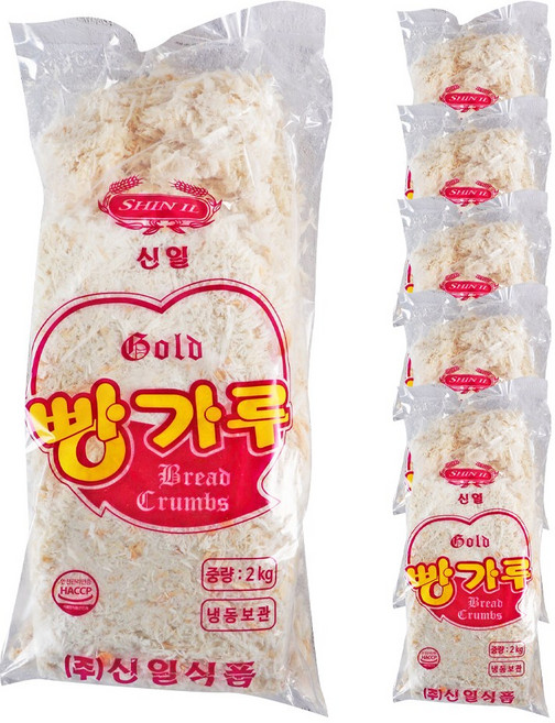 밀로 만든 골드빵가루 2kg, 5개