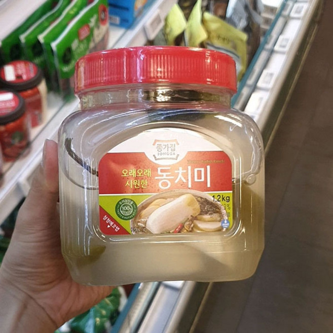 종가집 시원한 동치미, 일반포장 동절기만, 1.2kg, 1개