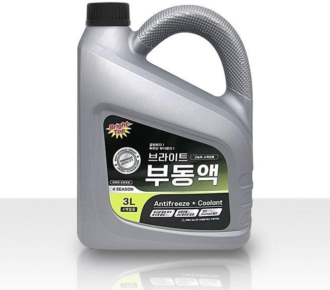 브라이트 부동액 3L/ 4계절 고농축, 1개, 3L