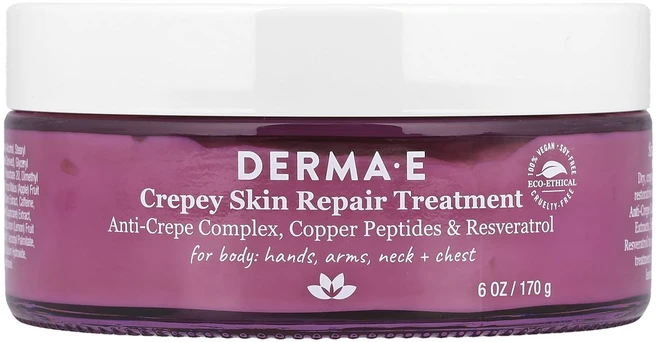 DERMA E 크레피 스킨 리페어 트리트먼트 180g(6oz), DERMAE크레피스킨리페어트리트먼트180g6oz, 180g, 1개 - 쿠팡