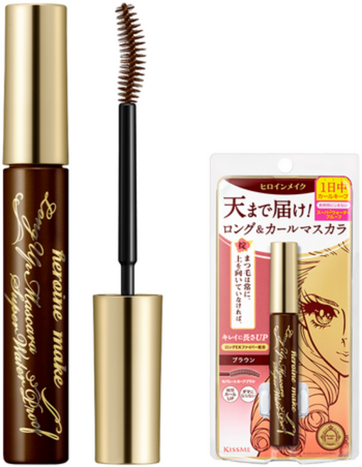 히로인메이크 롱 업 마스카라 슈퍼 워터프루프, 02 Brown, 10개