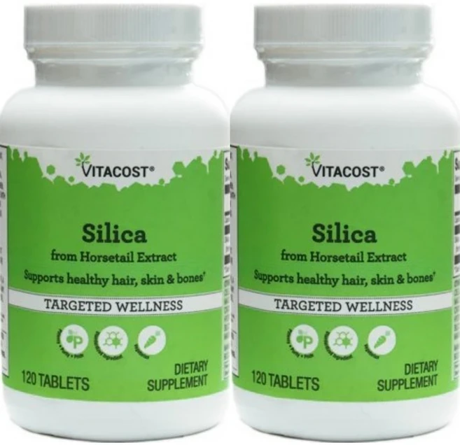 비타코스트 실리카 호스테일 추출물, 120정, 2팩 - 쿠팡