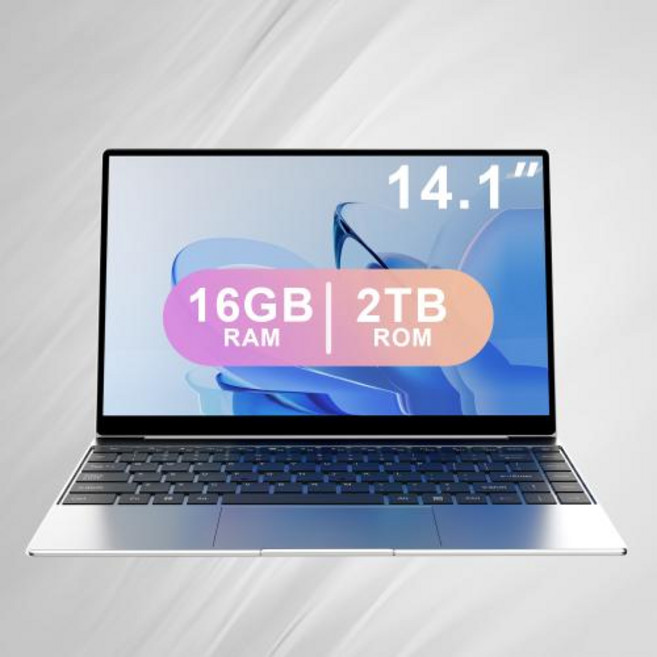 고성능 게이밍 노트북 게임용 고사양 신형 울트라 슬림 14.1인치 16GB 램 2TB SSD 인텔 N3700 PC 19201080 디스플레이 사무용 학습용 컴퓨터 윈도우 11 프로, 5)16GB 2048GB