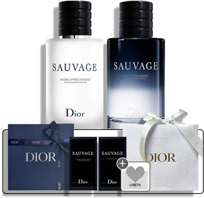 디올 소바쥬 애프터 쉐이브 스킨 로션 세트 (남성용) 오늘출발+선물포장+쇼핑백+선물카드, 1개, 100ml