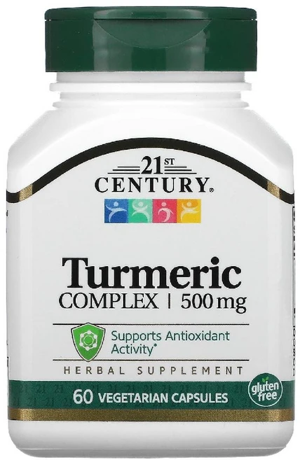 21st Century (21세기 센트리) 강황 복합체 500 mg 베지 캡슐 60정, 1 - 쿠팡