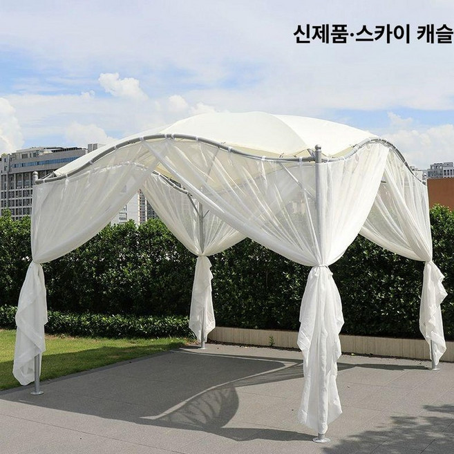 야외결혼식 천막 텐트 스몰웨딩 캐노피 결혼식장, 기본 사용 인원, 스카이캐슬 2x3M아웃도어 환상 망 58