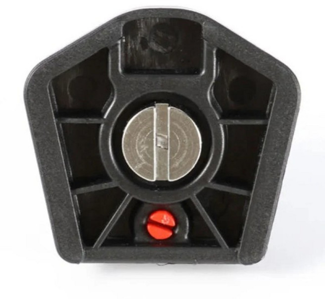 호환 Manfrotto용 퀵릴리즈 플레이트 MKC3-H01 카메라 삼각대 헤드 어댑터 1/4 나사 포함 인치, 01 CHINA, 1개