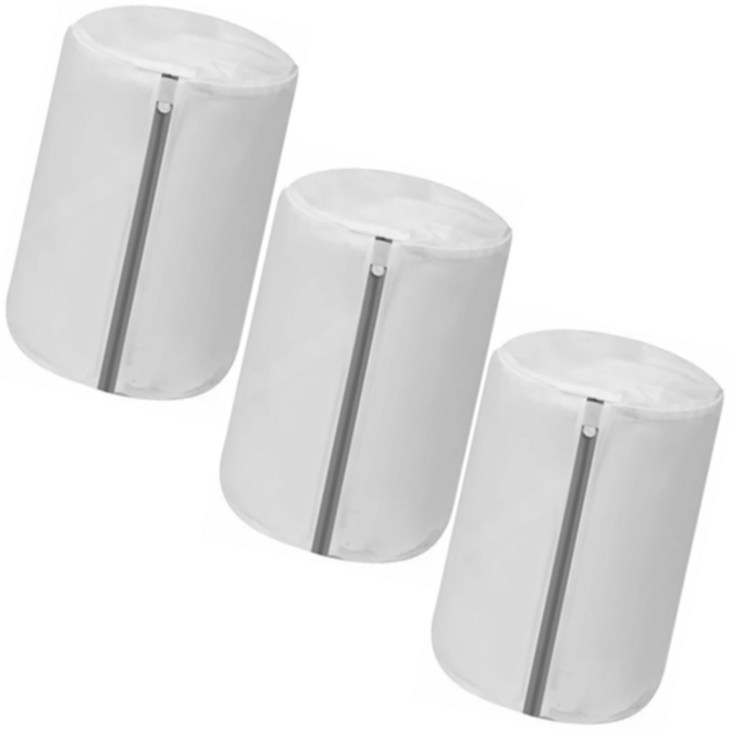 안심구매단 구김방지 세탁망 고급의류 속옷용, 3개, 혼합색상