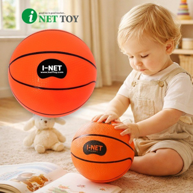 [아이넷] 말랑말랑 농구공, 1개, 브라운