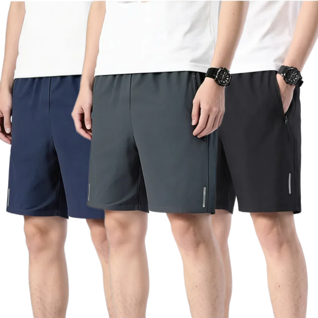 도도미아 쿨 1+1+1 남자 여름 아이스 트레이닝 러닝 반바지