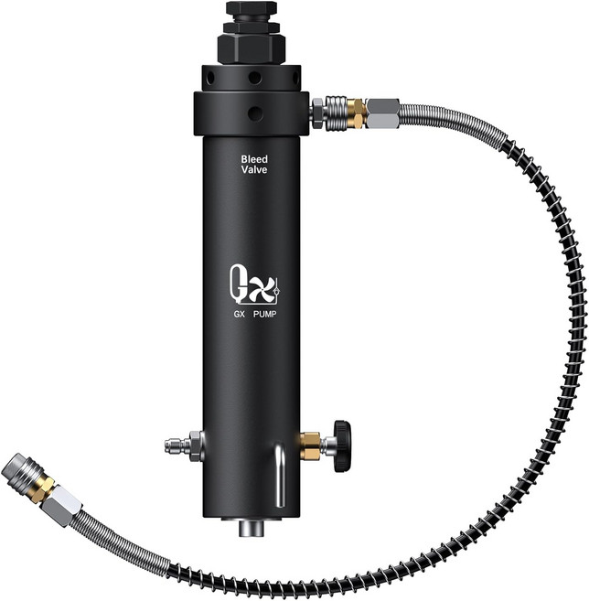 압력 유지 기능이 있는 GX-PUMP 프로페셔널 등급 고압 PCP 공기 압축기 필터 - 5800PSI 오일/물 분리기 자석 또는 나사 장착 페인트볼용 건식 흡입구