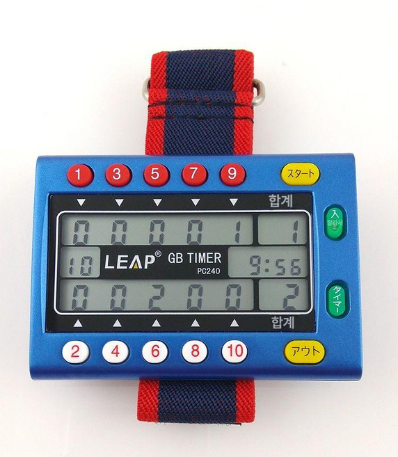 게이트볼 득점기 점수 카운트계산 카운트 국제판 계산 블루, 기본 색상