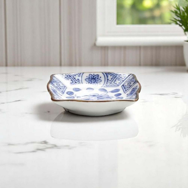 당초 사각종지 VIP 도자기 다용도 그릇 접시 업소용, 없음, 1개