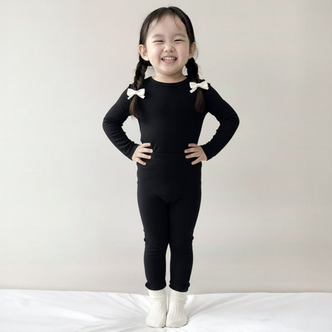 아이스토리키즈 국내제작보온 발열내의 기모내복세트 유아 아동 실내복