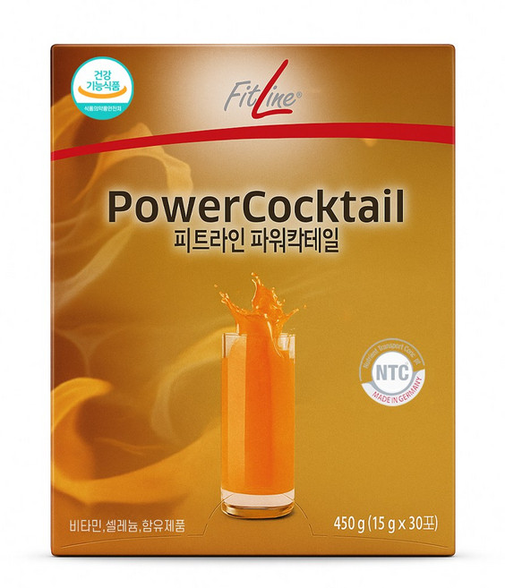 독일피엠PM 피트라인 파워칵테일 종합비타민 아침쥬스, 15g, 30개