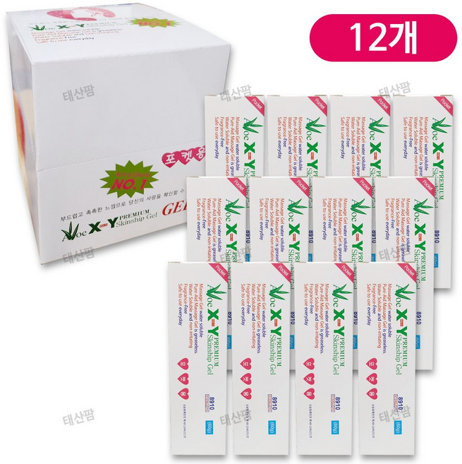 지코스텍 xy러브젤 포켓용, 12개, 60ml