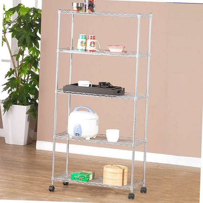 이동식 철제 메탈 선반 5단 750 수납장 베란다 주방 팬트리 랙 베란다선반 5단선반 조립식선반