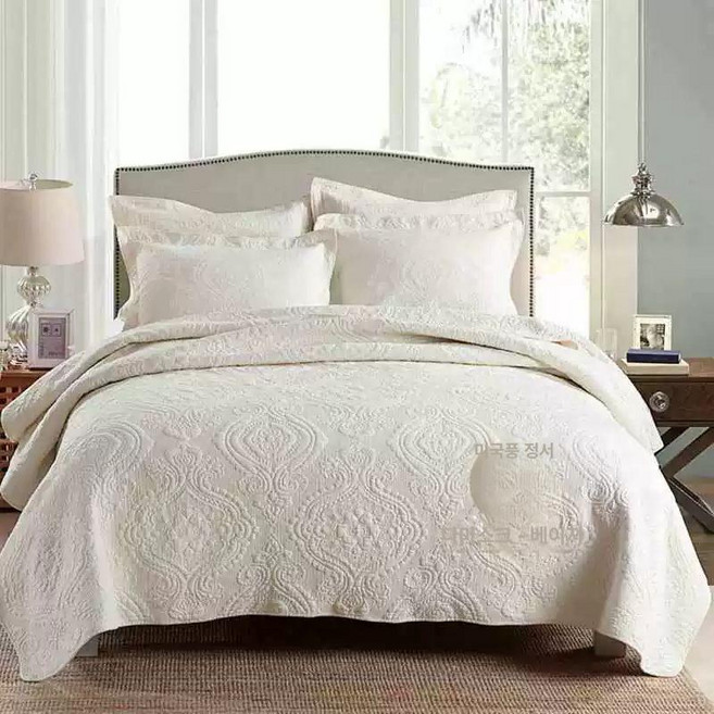 양면 베드 순면 이브리다, 마스터드 베이지 A